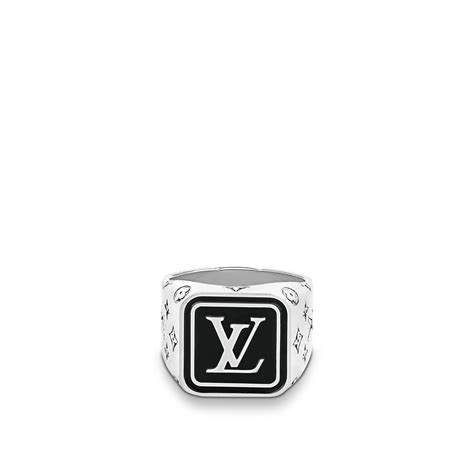 anillo louis vuitton hombre|Anillo LV Padlock S00 .